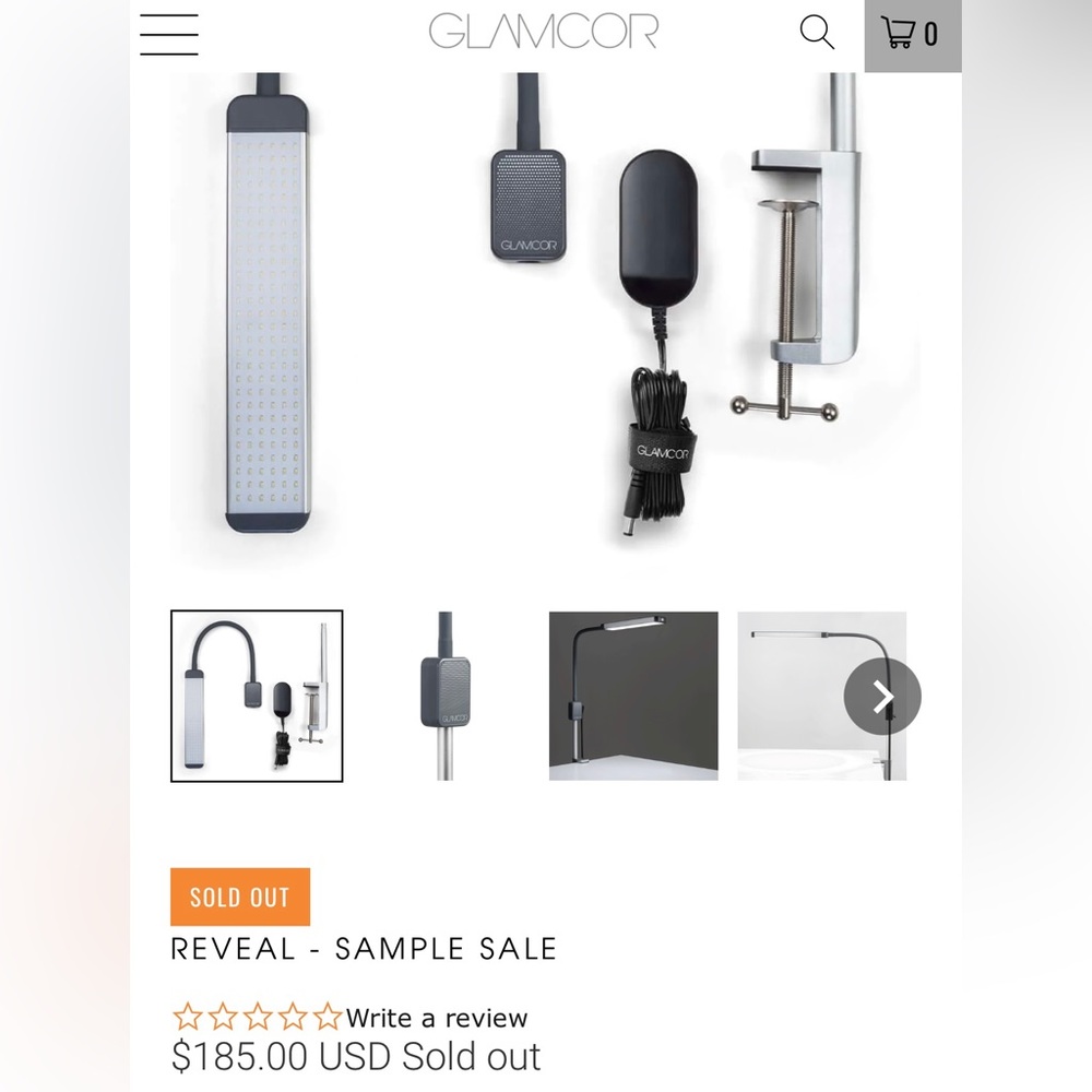 Glamcor mono light